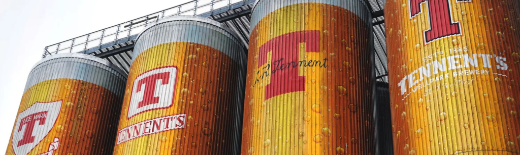 Tennent's sörfőzde silók, borítókép